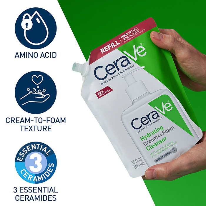 Hydrating Cream-to-Foam Cleanser Refill - Image 6