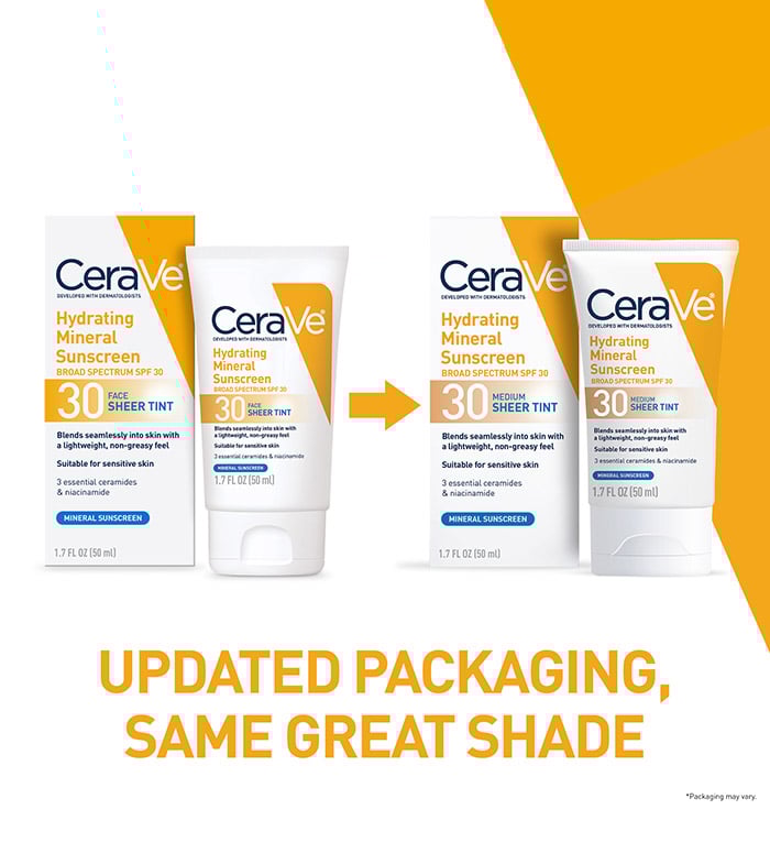 Hydrating Mineral Sunscreen SPF 30 Face Sheer Tint, Shade: Medium - Image 2